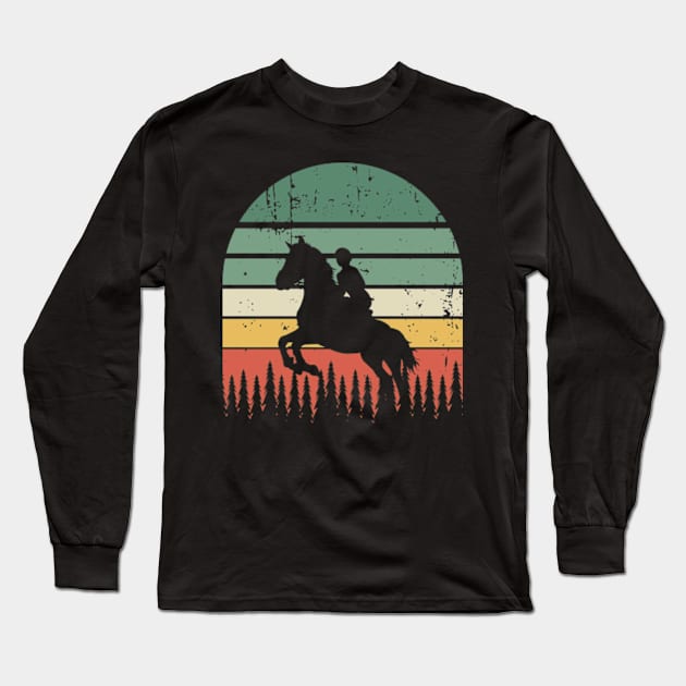 Horseback Riding Long Sleeve T-Shirt by Cun-Tees!